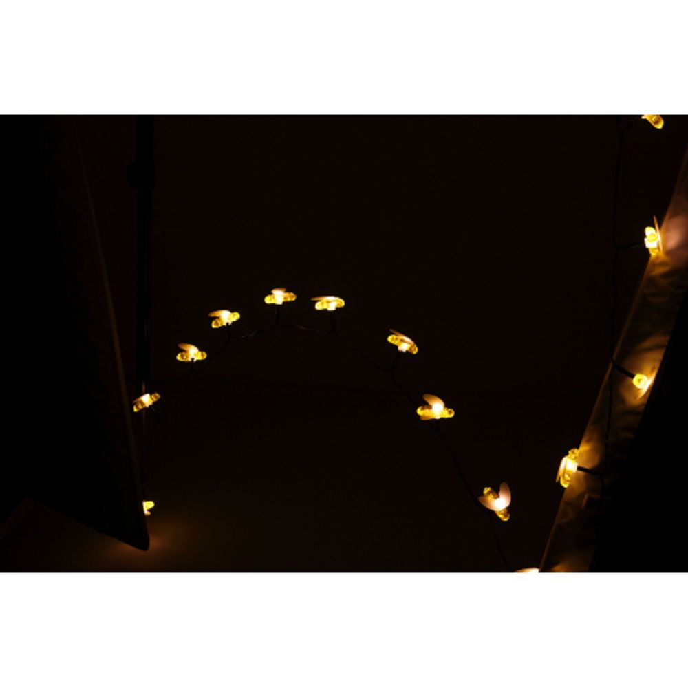 ERASG024-03 ЭРА Садовая гирлянда Пчелки на солнечной батарее, 5,8 м | Садовые декоративные светильники