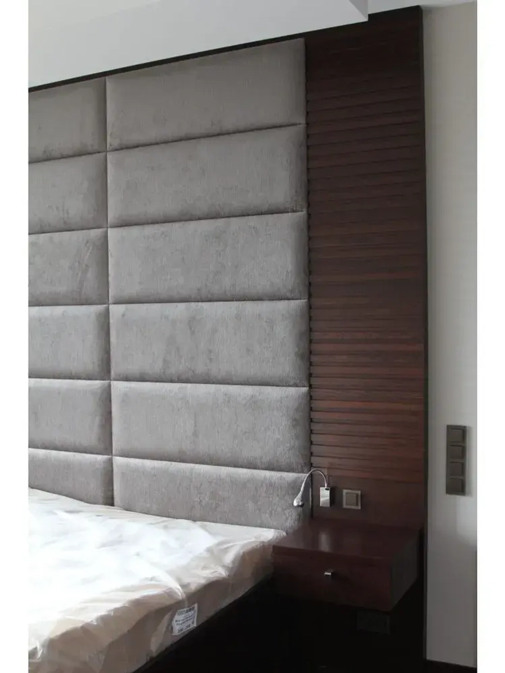 Мягкая стеновая панель - изголовье для кровати