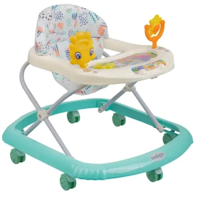 Ходунки детские "Солнышко", 7 колес, игрушки, музыка, цвет бирюзовый, для детей с 6 мес.