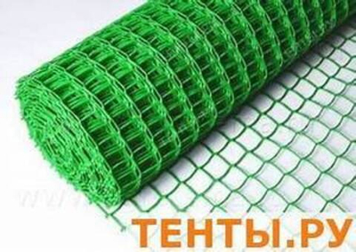 Сетка пластиковая рулон 1х20м ячейка 50х50мм цвет зеленый