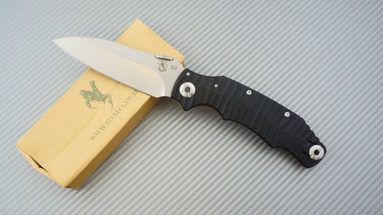Складной нож Steelclaw hans c клинком из стали D2, рукоять G10 / Титановый сплав Titanium TC4 Aloy