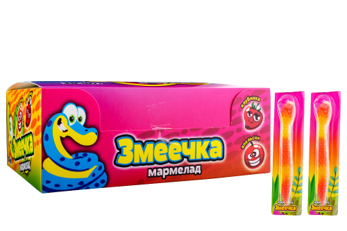 Мармелад "Змеечка" 20*30шт 8г