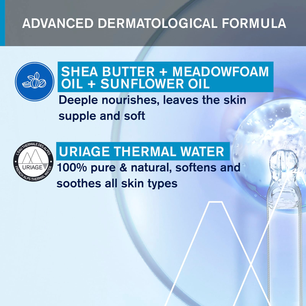 Uriage, Очищающий крем, 500 мл (17 жидк. унц.)