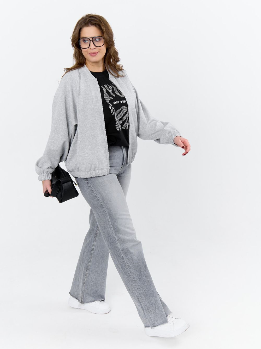 Бомбер Нео-1 Виотекс СЕРЫЙ МЕЛАНЖ