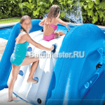 Модульная горка «Волна» для бассейна, 3×1,8×1,8 м