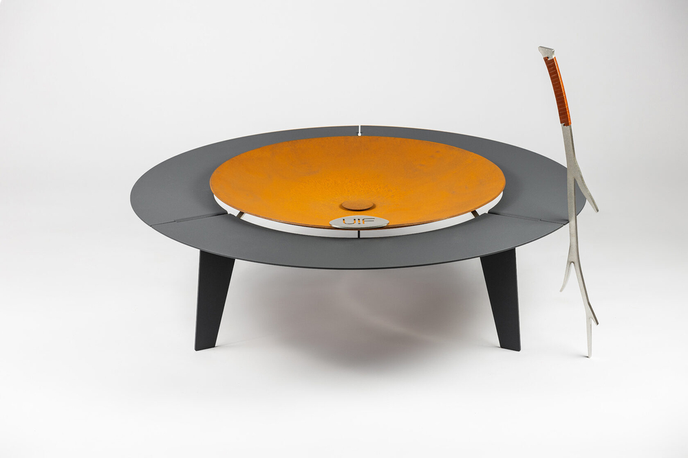 Чаша для костра Up!Flame STEEL CUP 850 UNIQ grey