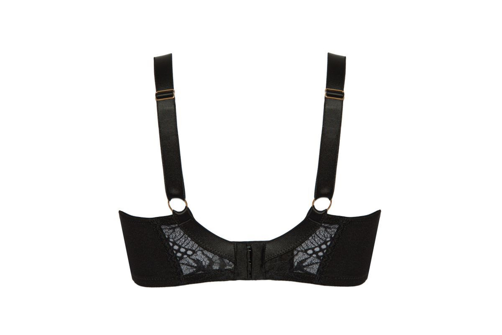 Черный бюстгальтер Beverly с мягкой чашкой на косточке (Размер: 65E) (Цвет: черный)