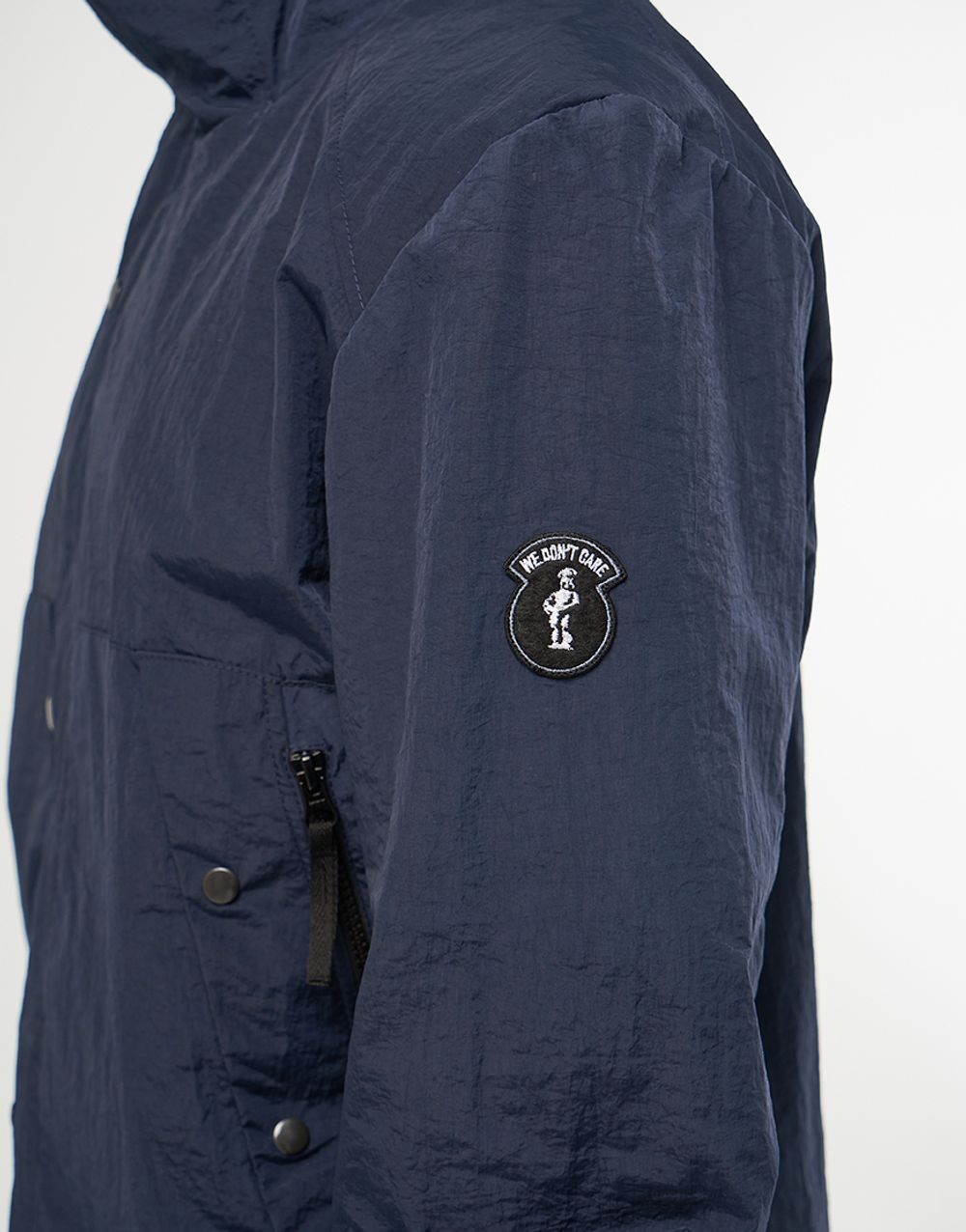 Ветровка We Don’t Care Crinkle Nylon Windrunner Jacket Navi