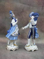 Статуэтка. Фарфор. Уличные продавцы пара. Volkstedt. Германия