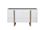 Комод Garda Decor светлый с металл. каркасом 140*50*85 см