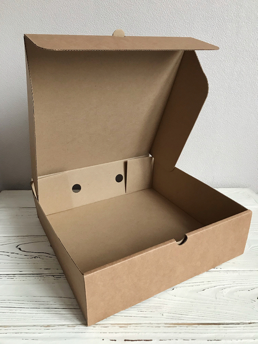 Коробка 28 х 28 х 8,5 см, бурая