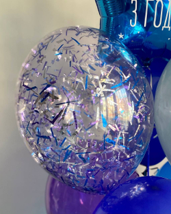 Большая коробка с воздушными шарами " Ты наш космос " , Космонавт №3176