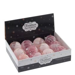 GAEM Набор из 12шт Украшение новогоднее "Шар", D 8 см, L35 W27 H9 см