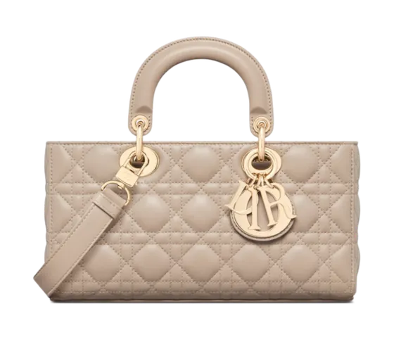 Сумка Dior Lady D-joy бежевый