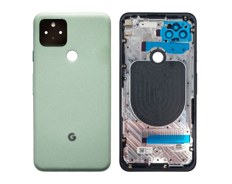 Задняя крышка для Google Pixel 5 зеленая (Sorta Sage)