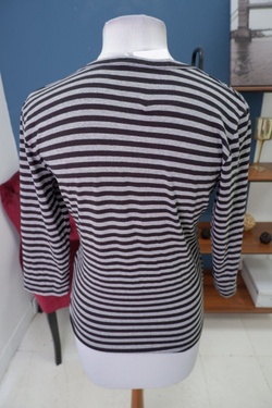 Лонг M&S в полоску 46 размер