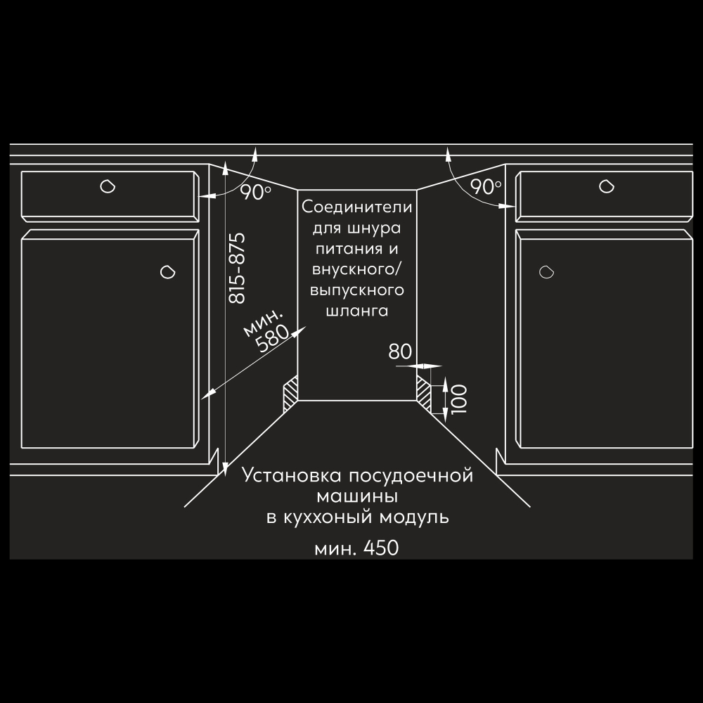 Встраиваемая посудомоечная машина Oasis серии Promo PM-9V5S