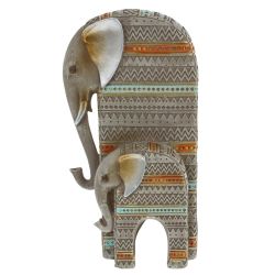 GAEM Фигурка декоративная "Слоны", L12 W5,5 H25 см