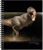 Тетрадь общая 48 листов на металлическом гребне "Динозавры"