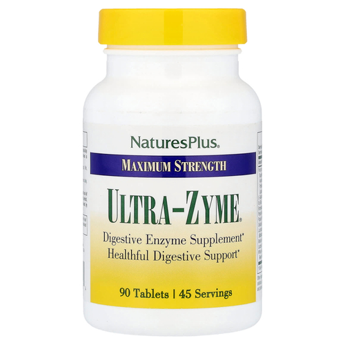 NaturesPlus, Ultra-Zyme®, максимальная эффективность, 90 таблеток
