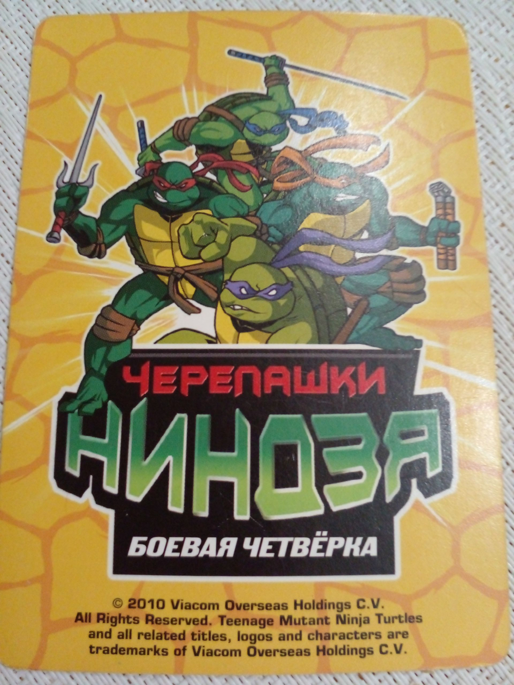 Коллекционная игровая карточка ЧЕРЕПАШКИ-НИНДЗЯ Боевая четвёрка: Путь ниндзя 198 (№ 198/260 ) "Никто. "Борцы за справедливость"