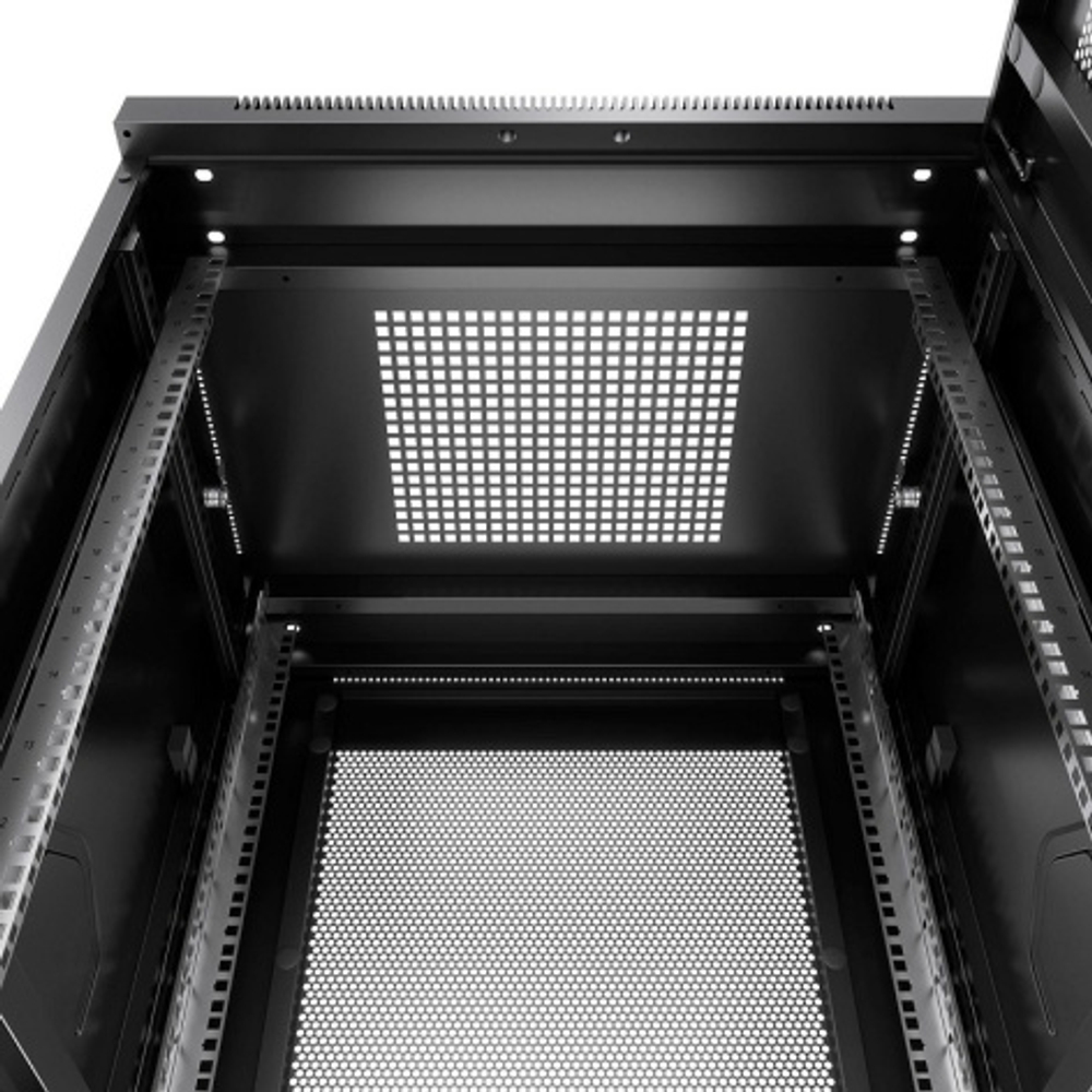 Шкаф напольный 19", 18U Cabeus ND-05C-18U60/80-BK