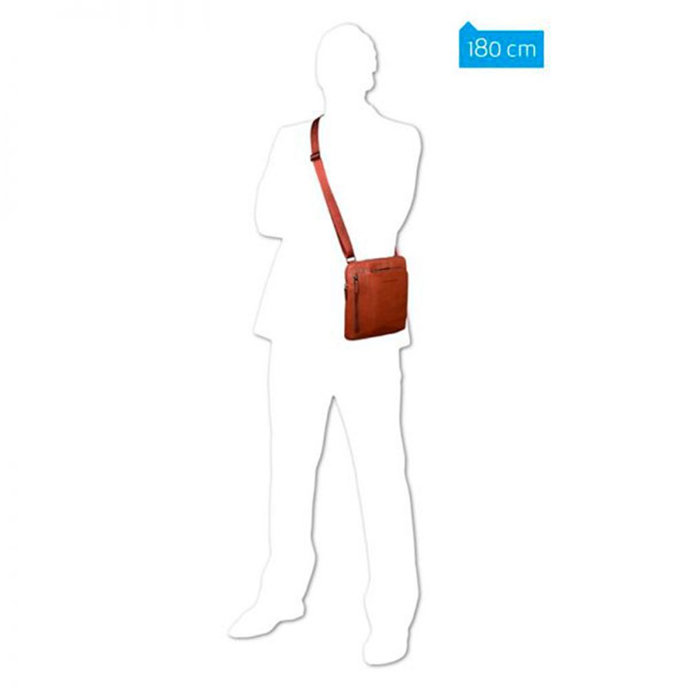 Сумка мужская Piquadro Black Square темно-коричневая кожа (CA1816B3/TM) 4