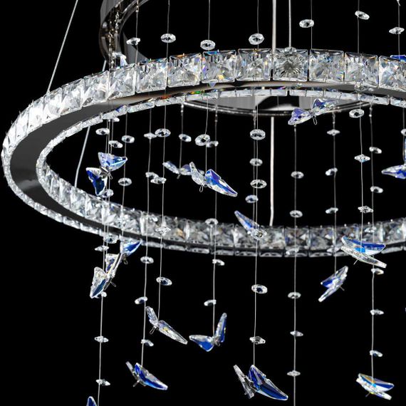 Люстра хрустальная с пультом Citilux ETERA CL322060