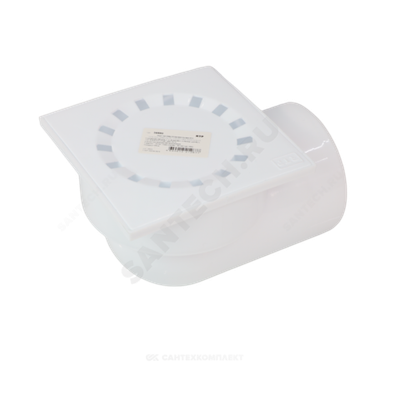 Трап нерегулируемый с гидрозатвором Дн 110 с пластиковой решёткой 150х150мм горизонтальный выпуск RTP (РосТурПласт) 11383