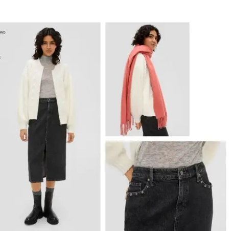 Джинсовая юбка-миди s.Oliver