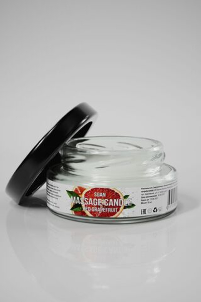 Массажная свеча «Красный грейпфрут» - 50 мл.
