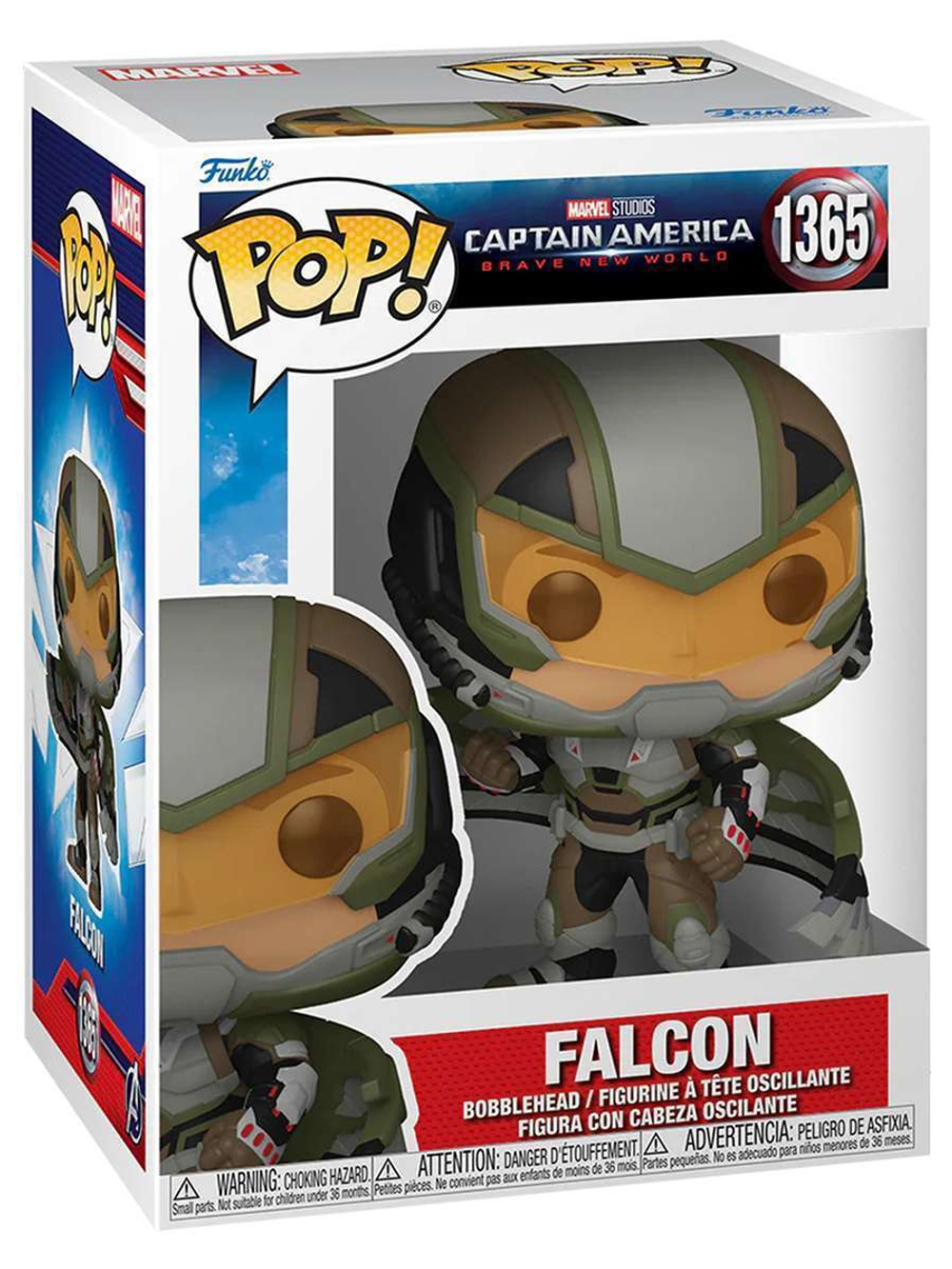 Фигурка Funko POP! Bobble Marvel Captain America BNW Falcon (1365) 75991