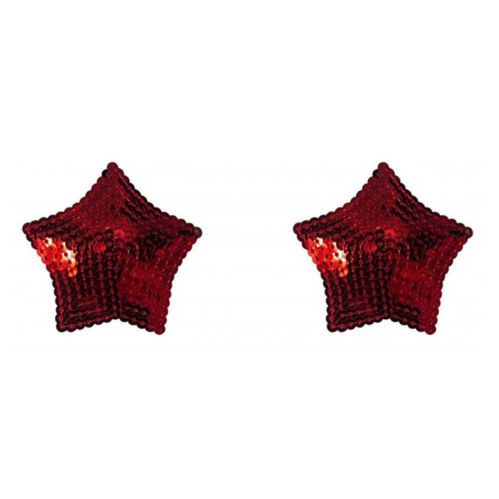 Красные пэстисы-звездочки Lola Pasties Burlesque Tempest Red 3636-04lola