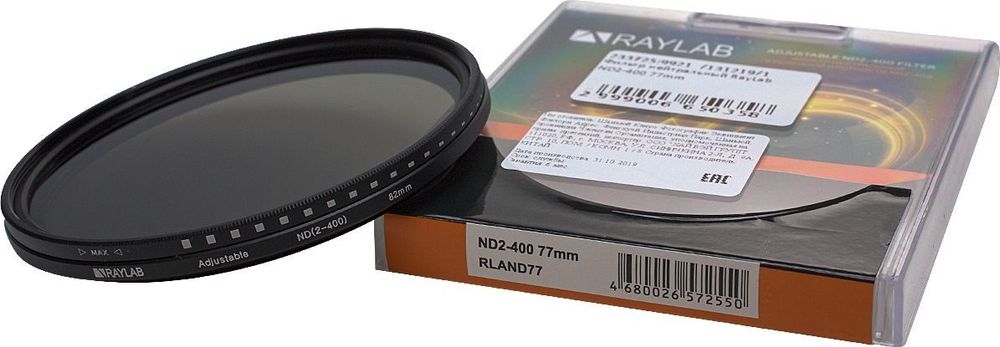 Фильтр нейтральный RayLab ND2-400 82mm