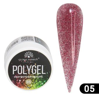 СВЕТООТРАЖАЮЩИЕ ПОЛИГЕЛИ Global Fashion в банке 05