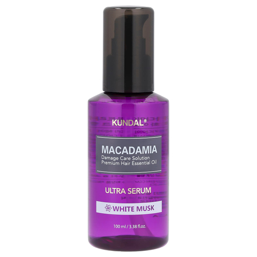 Kundal, Macadamia, ультрасыворотка, белый мускус, 100 мл (3,38 жидк. унц.)