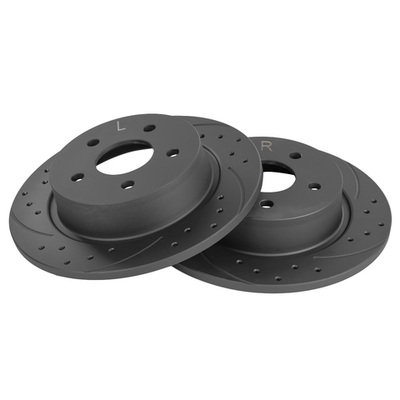 Диск тормозной задний перфорированный PRO-Line с покрытием (компл.2 шт) FORD C-Max/Kuga/Transit Connect GANZ GIJ06135S