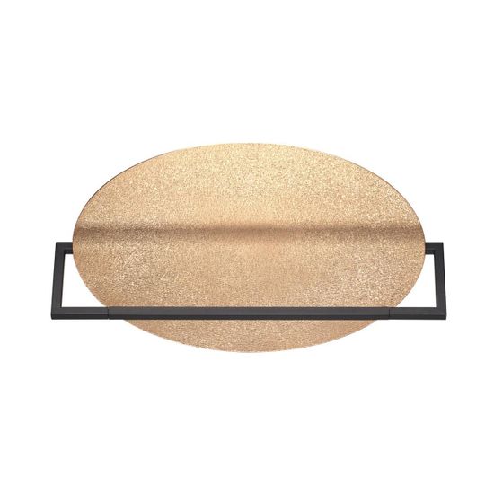 7016/20WL HIGHTECH ODL25 255 золотой ice crack/металл/акрил Настенно-потолочный светильник поворотный 360° IP20 LED 1*20W LUNAR