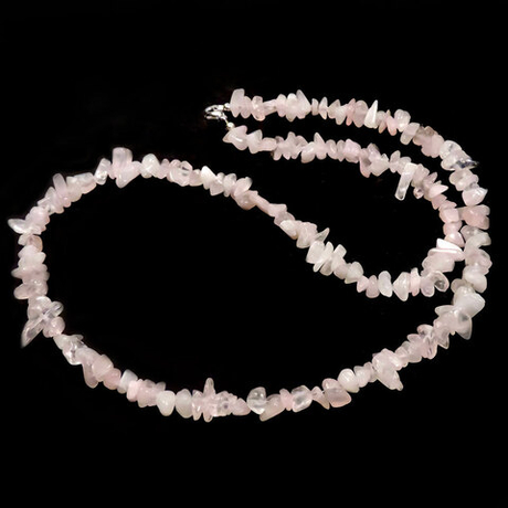 Бусы "Крошка" розовый кварц