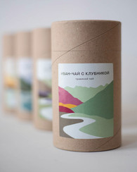 Иван чай с клубникой в подарочном тубусе