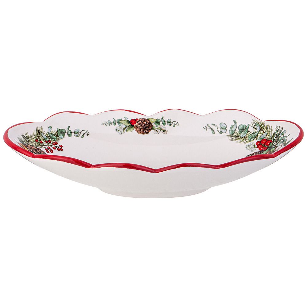 БЛЮДО AGNESS "CELEBRATION" 30,7*17,7*6 СМ (КОР=18ШТ.)