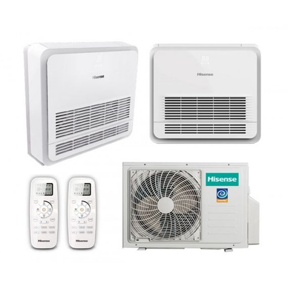 Мульти сплит-система Hisense на 2 комнаты (25+25 кв.м.) консольные