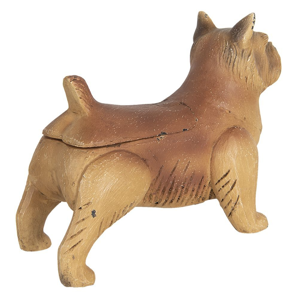 Декор "Собака" 27x13x21см Поликерамика,Дерево