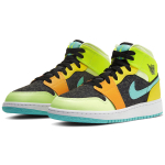 Кроссовки Air Jordan 1 Mid SE GS Clover