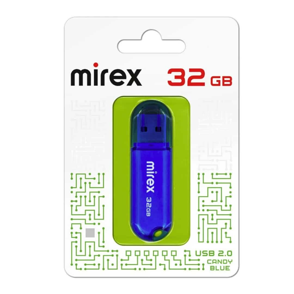 USB карта памяти 32ГБ Mirex Candy Blue (13600-FMUCBU32)