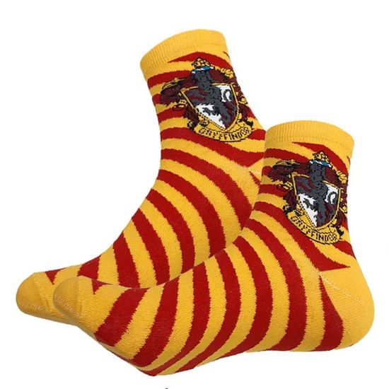Носки Гарри Поттер "Герб факультета Гриффиндор", р-р 38-44 (желтый, красный)