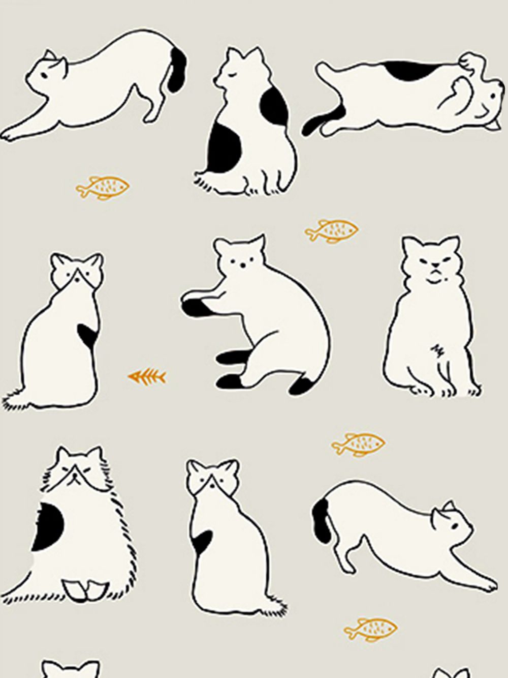 Постельное белье Сказка "Котики на сером" 1,5-сп Наволочка 70х70 см 1 шт Простынь 150х215 см Пододеяльник 145х215 см, перкаль