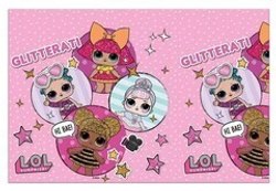 Скатерть п/э Куклы ЛОЛ (LOL), 1,2*1,8 м
