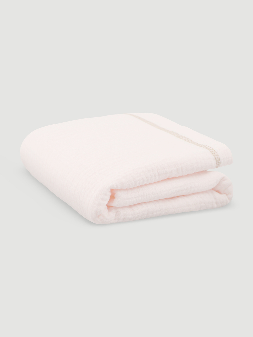 Плед-пелёнка Mjölk Pink Rose из муслинового хлопка