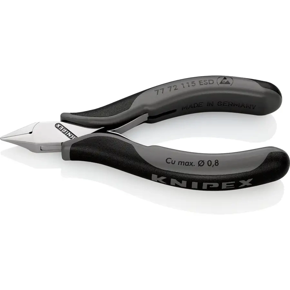 Кусачки боковые для электроники антистатические 115 мм Knipex 77 72 115 ESD